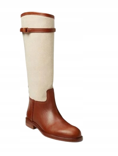 Polo Ralph Lauren Kozačky Na Koleno Hnědé Z Přírodní Kůže 43 T6I