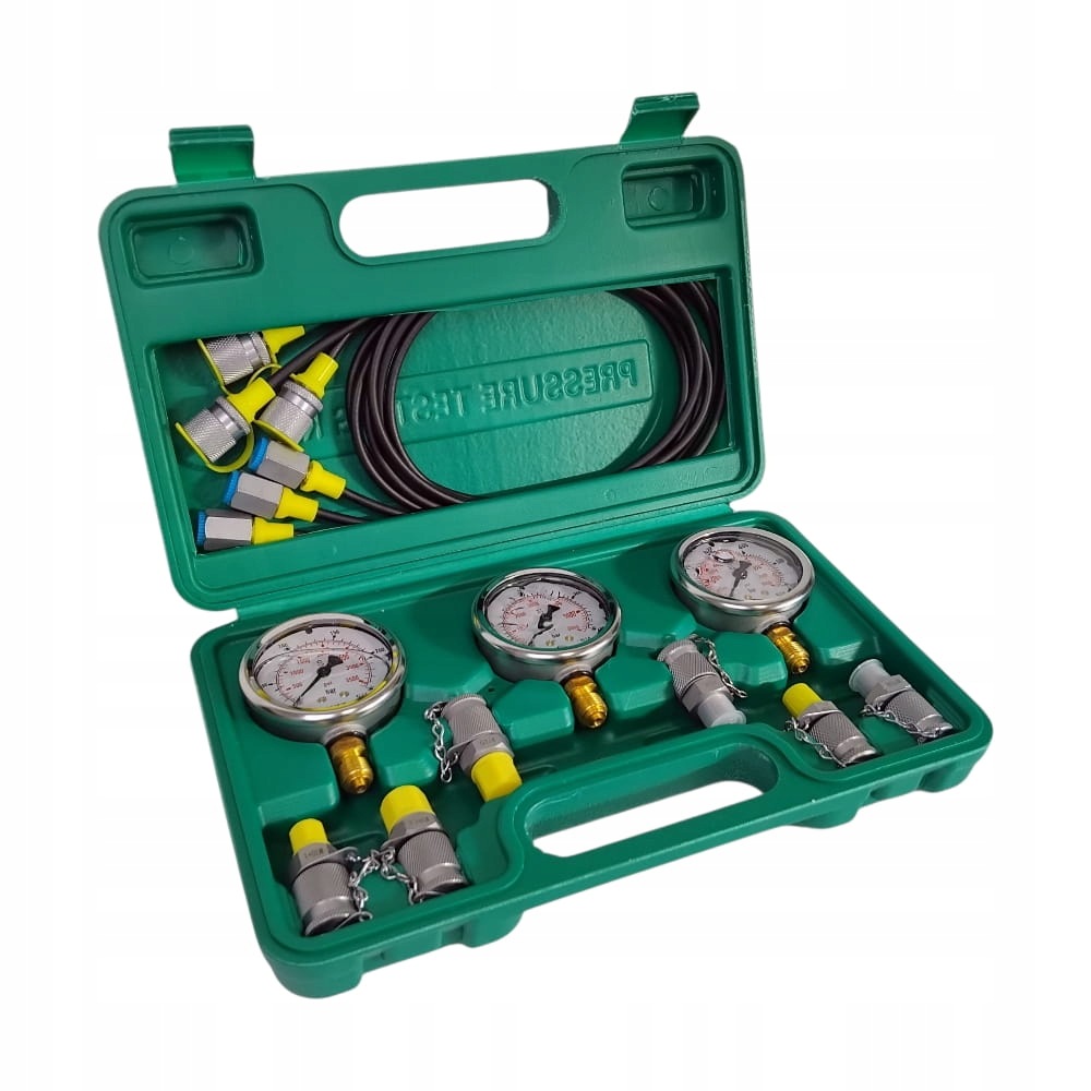 Sada pro testování hydraulického tlaku, měření tlaku v systému