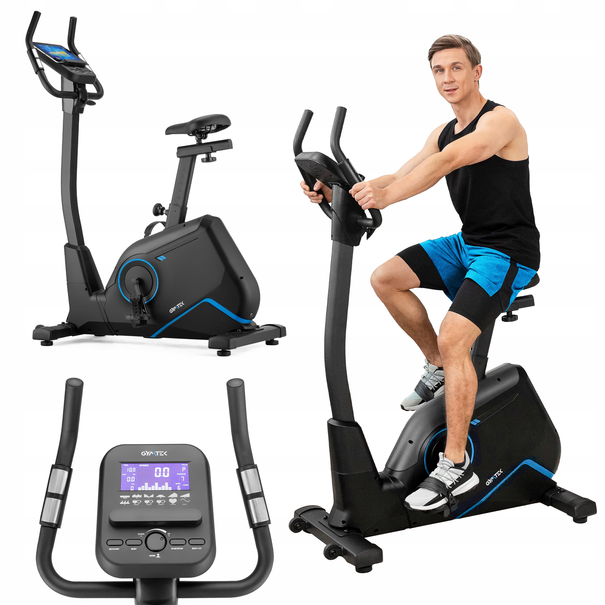 Rower Stacjonarny Magnetyczny Rowerek Treningowy Fitness XB4500 Gymtek