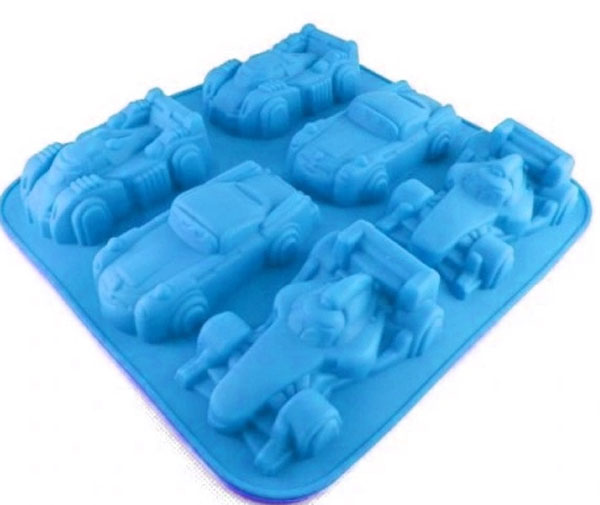 FORMUŁA FORMA SILIKONOWA SAMOCHODY CARS samochód AUTA do BABECZEK MUFFINEK