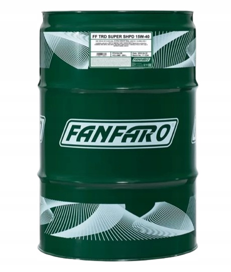 Olej silnikowy TRD SUPER 15W40 208L FANFARO ACEA JASO GLOBAL DHD-1 API