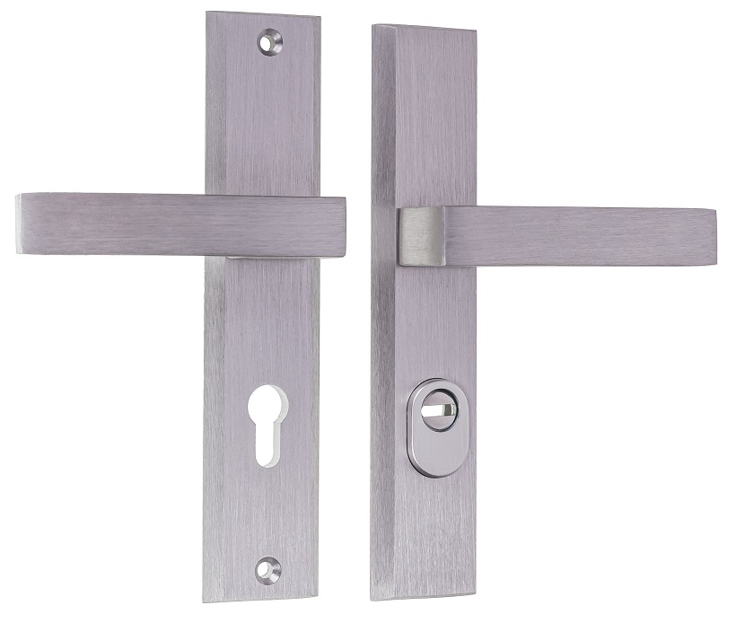 Vonkajšia kľučka Shark inox s ochranou 72 mm Domino