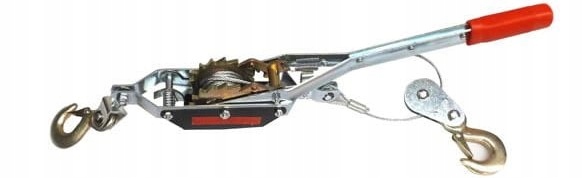 WYCIĄGARKA WCIĄGARKA RĘCZNA LINOWA 2T 2000kg 2HAKI