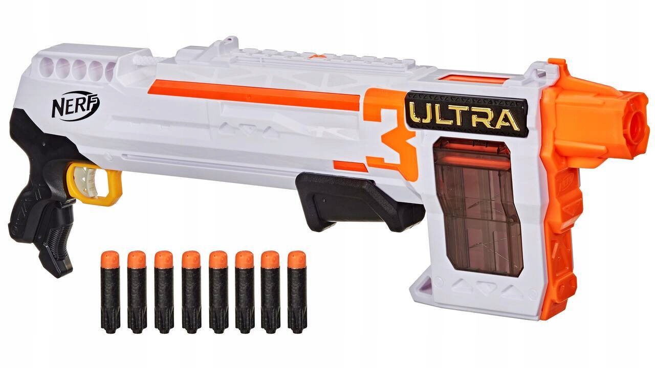 

Blaster Nerf Ultra Three Shotgun E7924 Zasięg 32 m