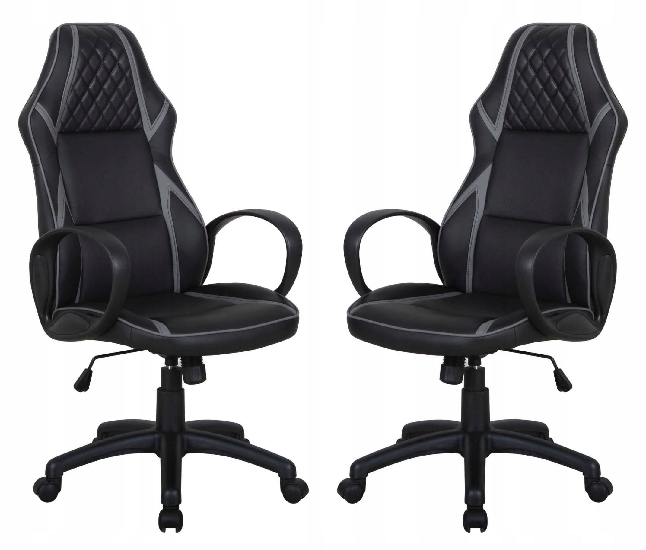 Krzesło Obrotowe Jessie Nowoczesny Fotel do Biurka Ekoskóra Regulacje 120kg