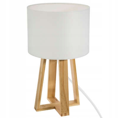 

Lampa Biała Molu stołowa ,biurowa 35 cm
