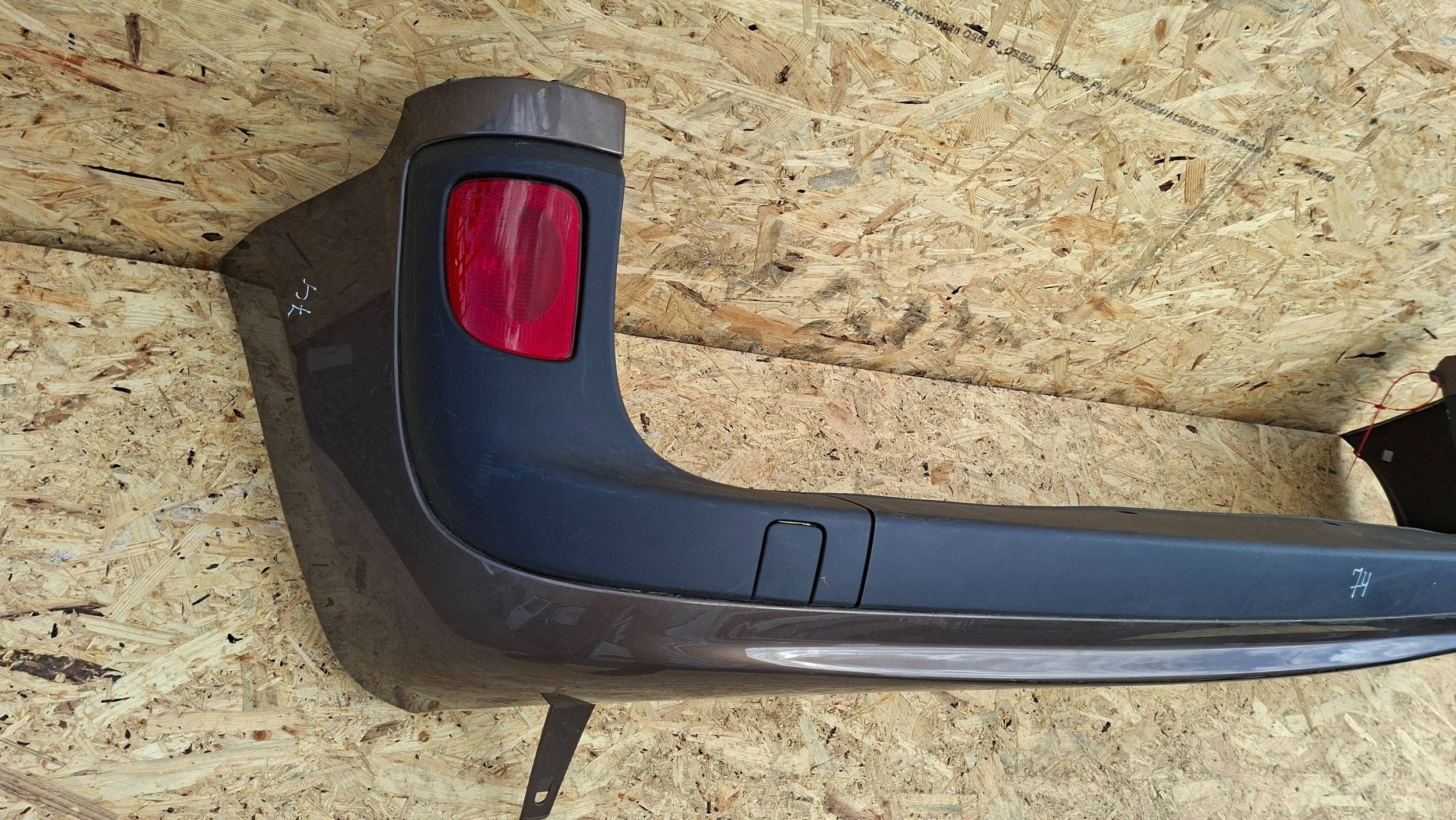 bumper rear part 8200436723 RENAULT KANGOO II CITAN and complete without PDC 07-2021