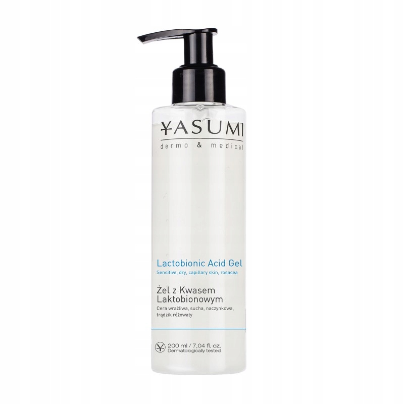 Yasumi Lactobionic Acid Gel 200 ml żel do twarzy