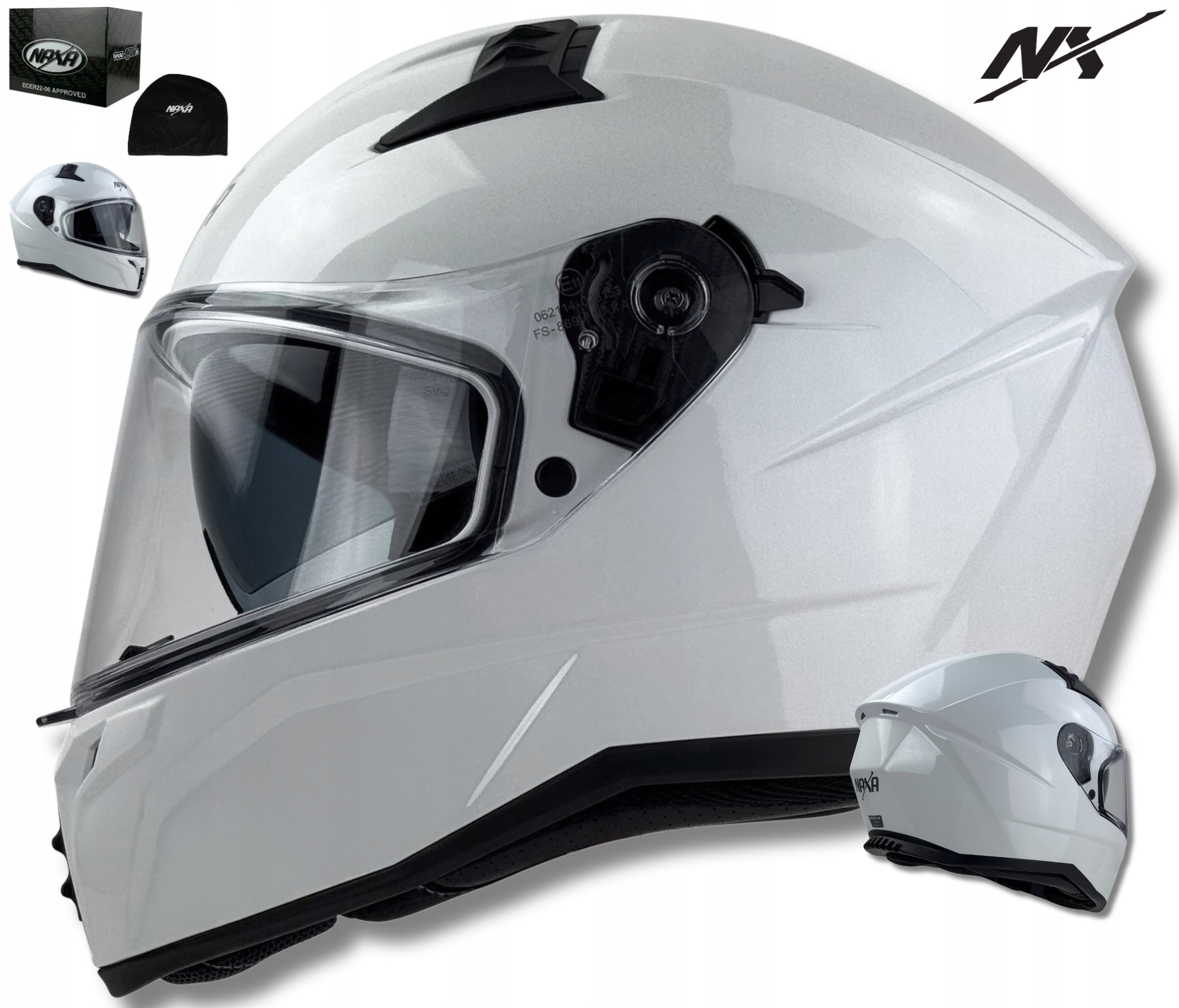 Motocyklová Přilba Integrální|naxa F35 vel. L+blenda |místo Pod Interkomem