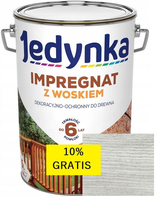 

Jedynka Impregnat Drewna Szary 5L +10%