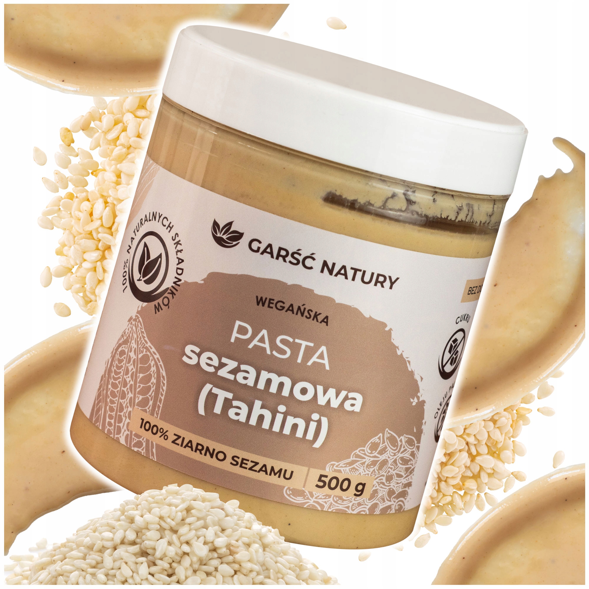 Levně 2x Garść Natury Tahini pasta 500 g