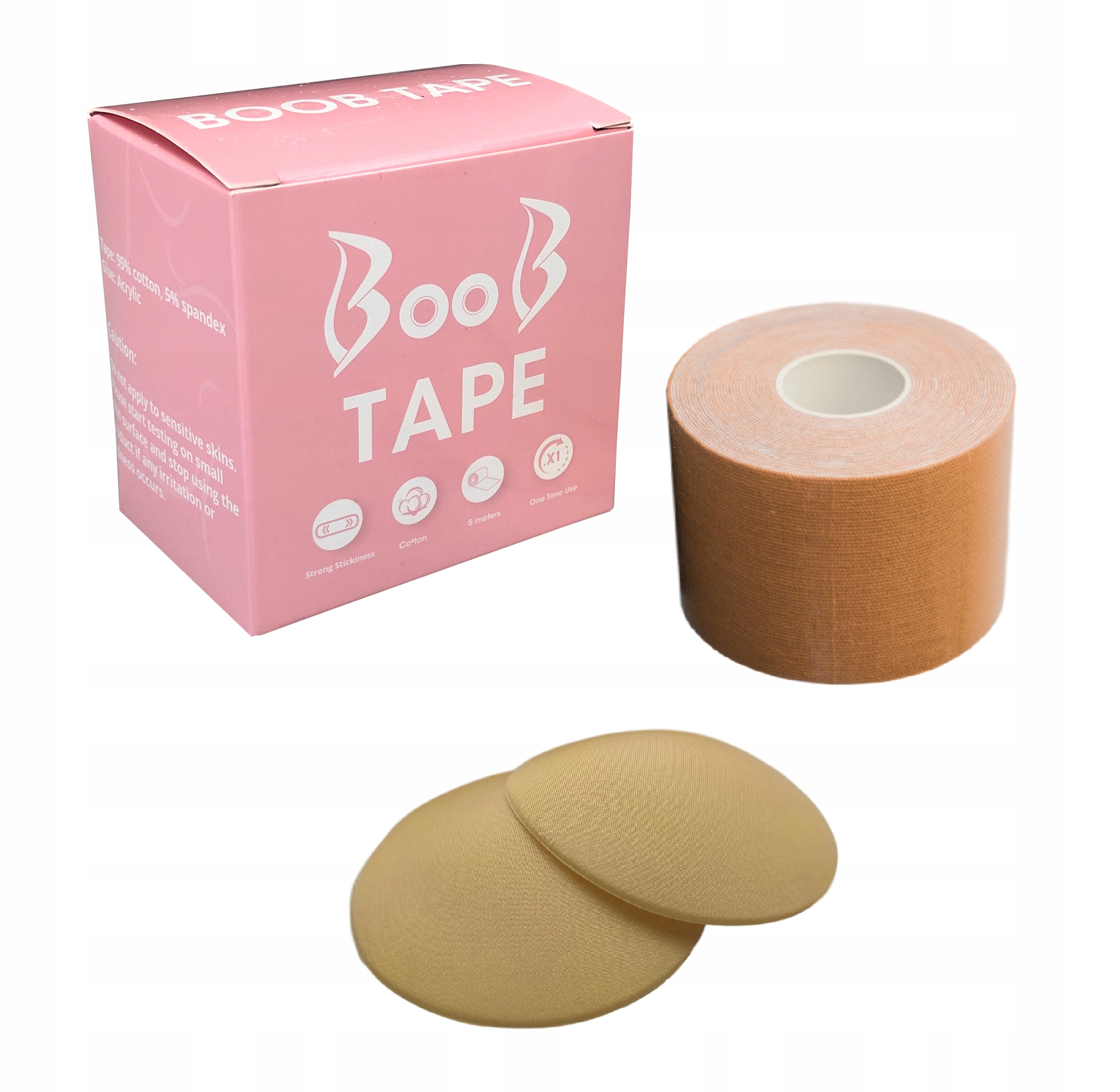 

Boob Tape + Nasutniki - Taśma Modelująca Biust