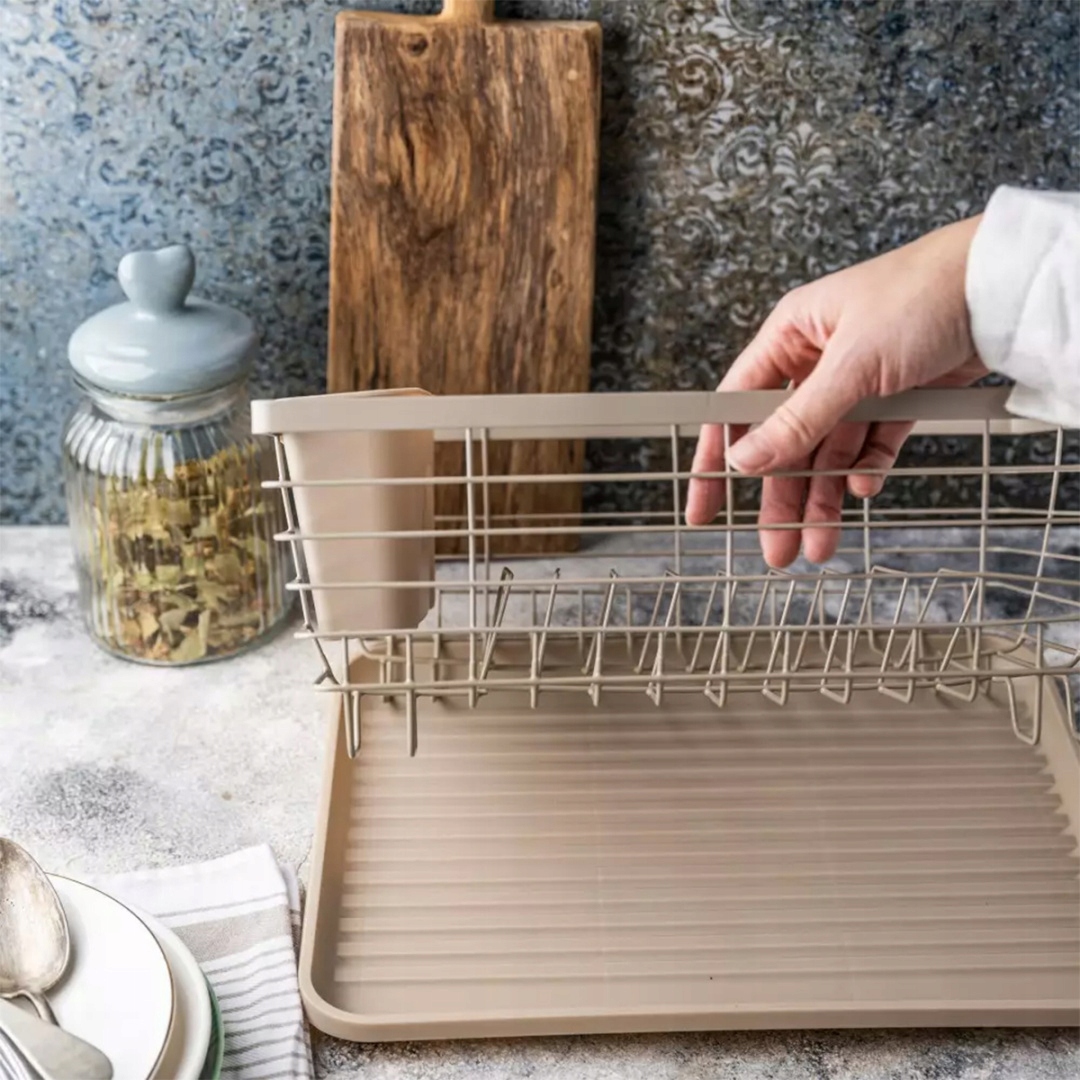 SUSZARKA OCIEKACZ DO NACZYŃ KINGHOFF KH-1838 Kolor beżowy