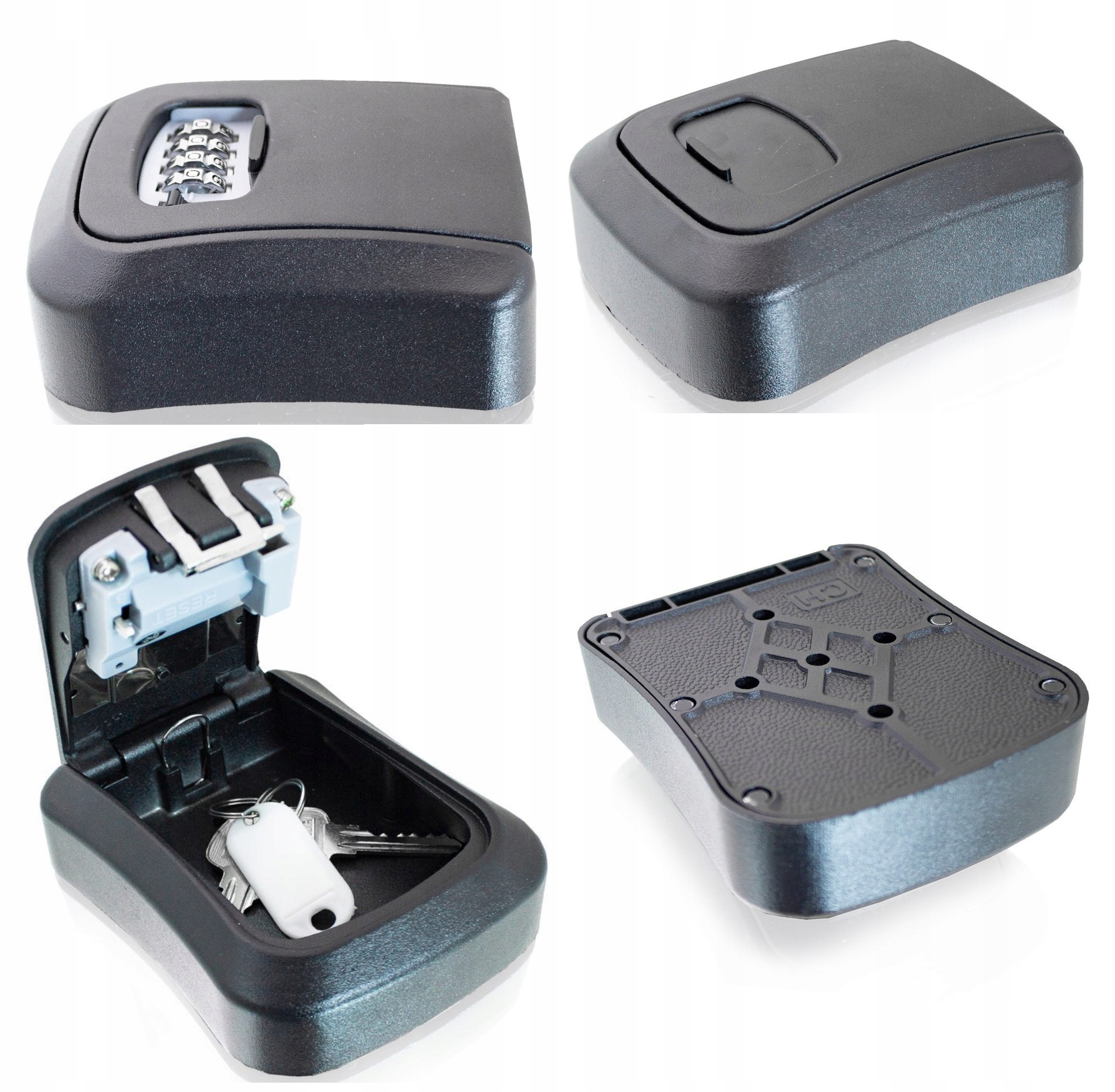 Sejf Na Klucze Ze Szyfrem Zewnętrzny Mini Sejf Ścienny Do Domu Biura