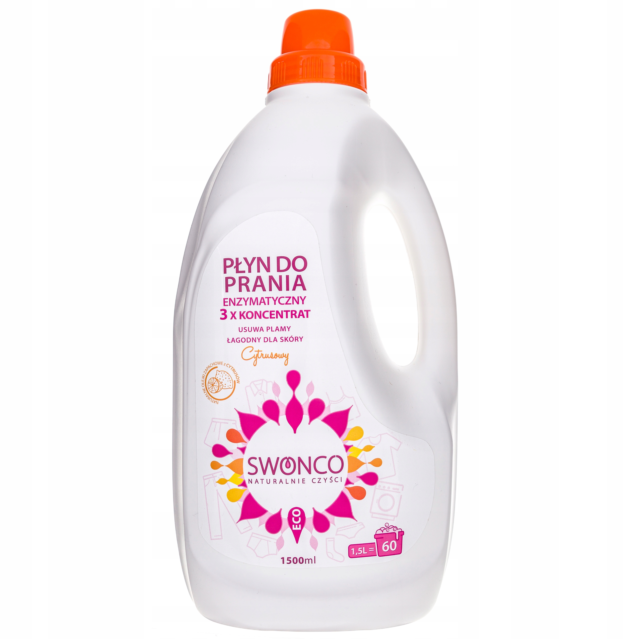 

Swonco Płyn Do Prania Enzymatyczny Cytrusowy 1.5L