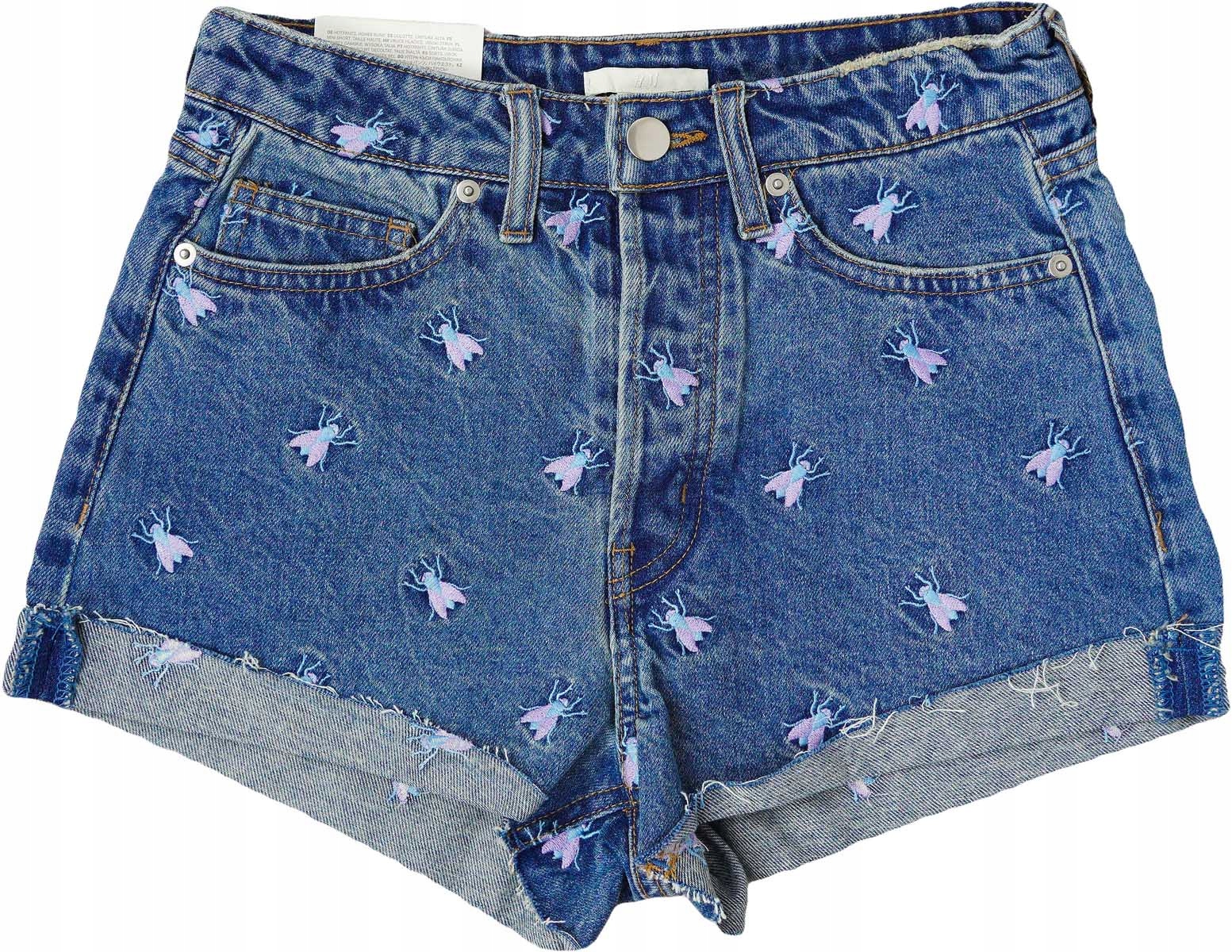 

H&m Jeansowe Spodenki Szorty Jeans S 36
