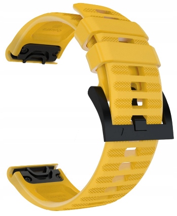 

Pasek 26mm QuickFit Garmin Fenix 5X 6X 7X Żółty