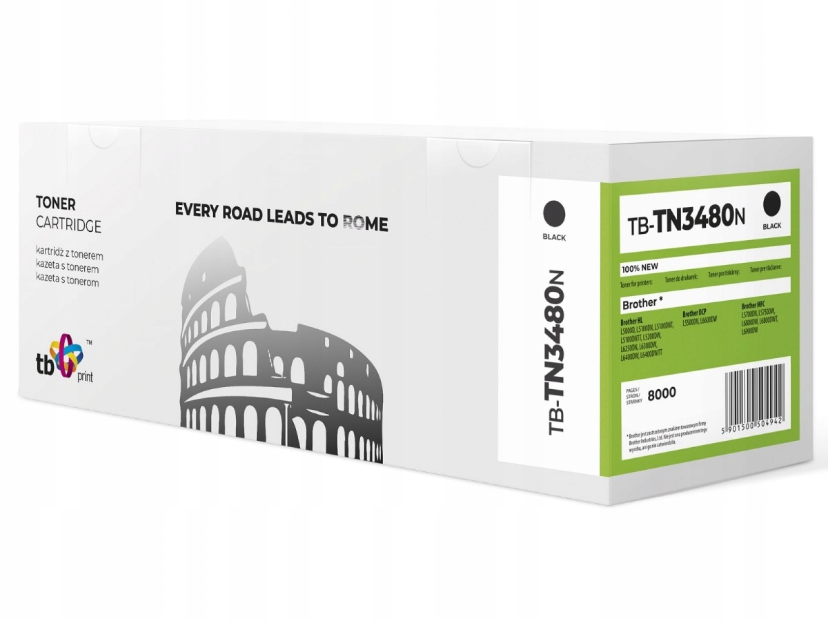 

Toner do Brother TN-3480 L6400DW L5100DN L5750DW