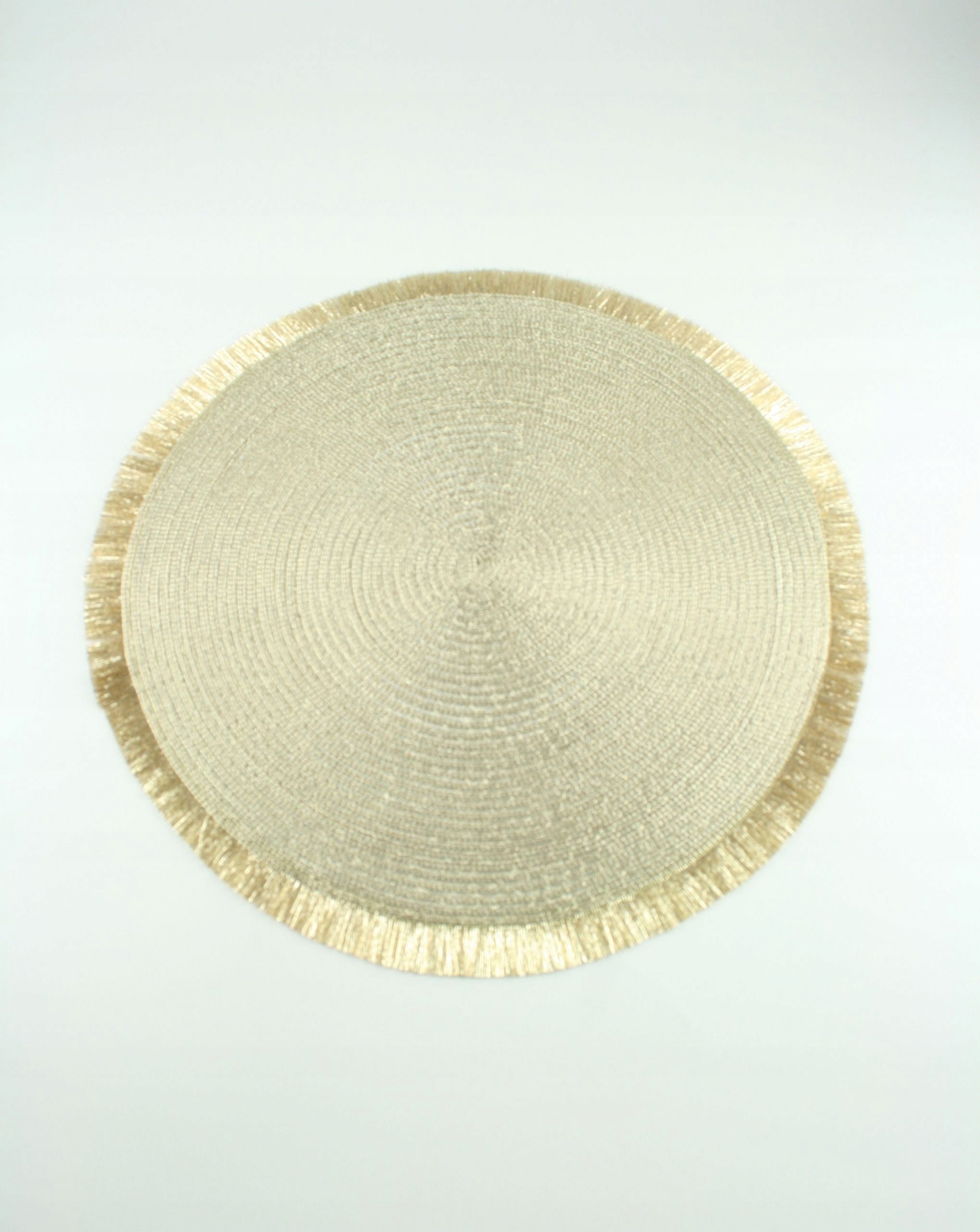 

Podkładka Mata Stołowa Okrągła Na Stół Złota