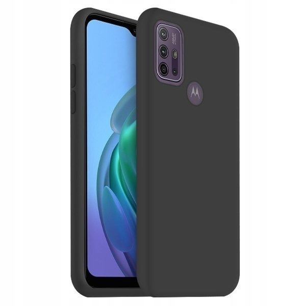 Motorola Moto G10 G30 Pokrowiec Etui na tył plecki czarne matt tpu case