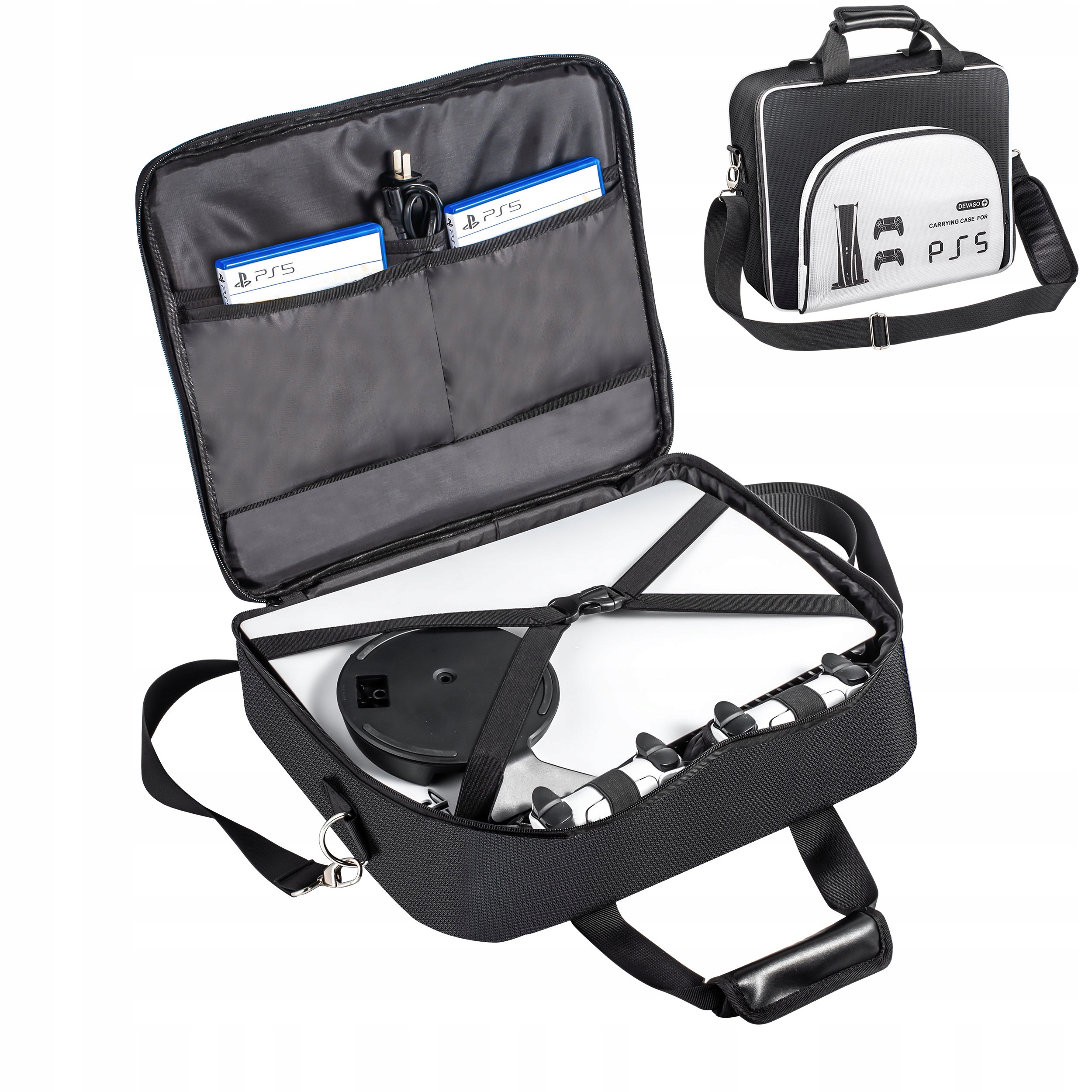 TORBA ETUI POKROWIEC Z UCHWYTEM DO SONY PS 5 CASE