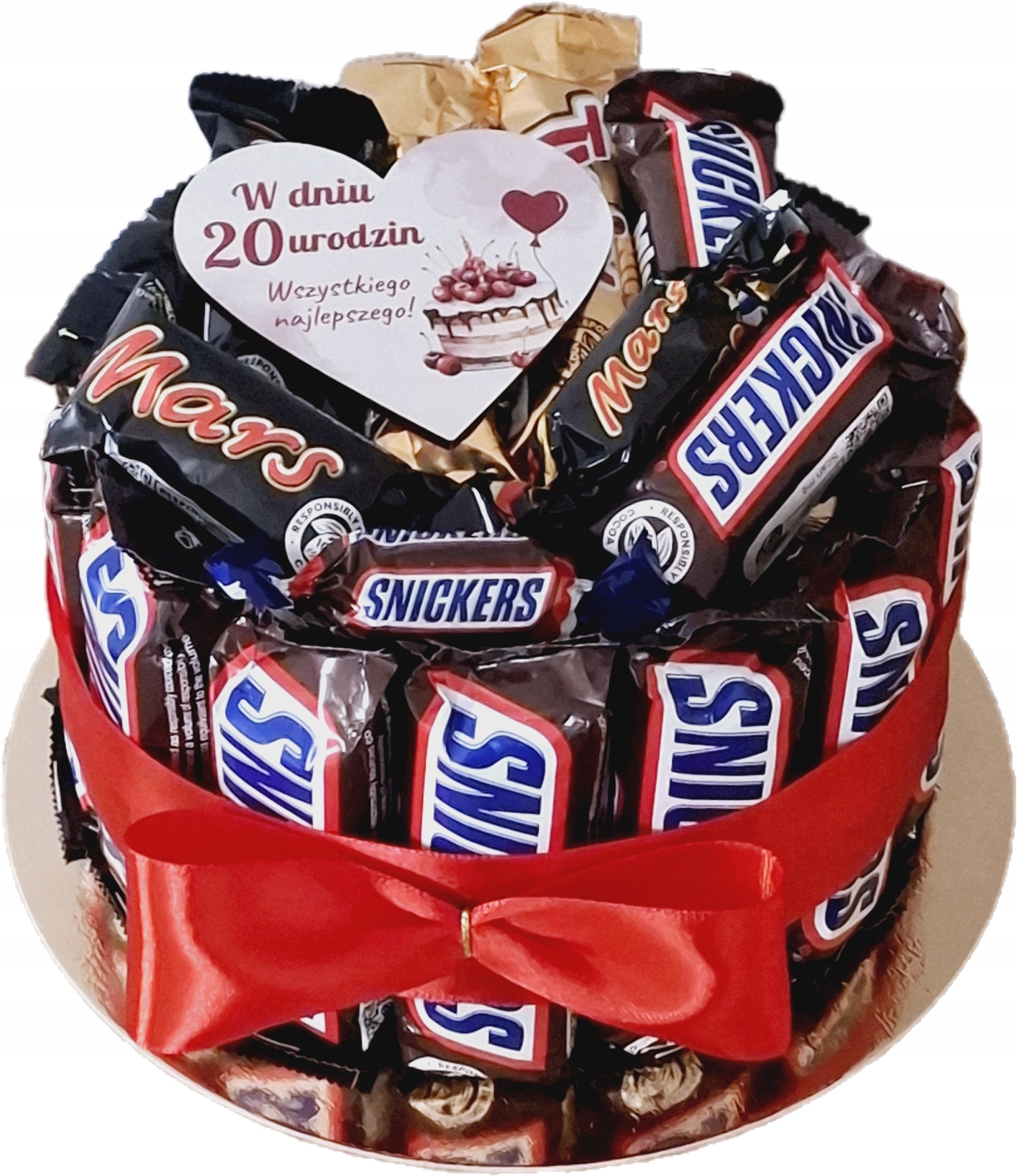 Tort Snickers Urodziny18 30 dla Niego Dzien Taty Chłopaka Mężczyzny