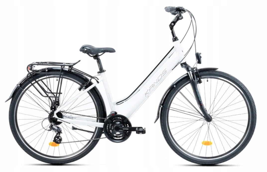 Rower miejski Kands Travel-X rama 17 cali koło 28 " biały