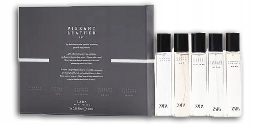 Z286 PERFUMY DISCOVERY 5 X 20 ML VIBRANT LEATHER