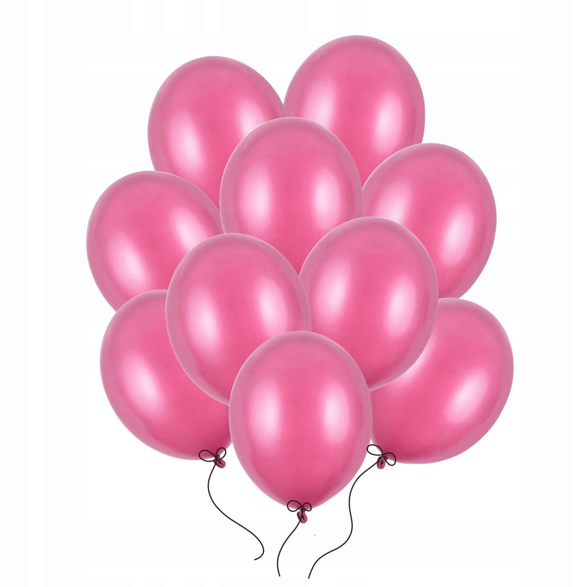 

Balony Ciemnoróżowe metaliczne mocne 30cm 10szt