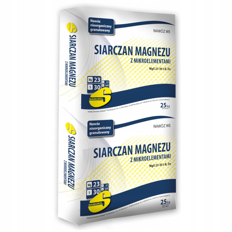 

Siarczan Magnezu Granulowany + Mikroelementy 25kg
