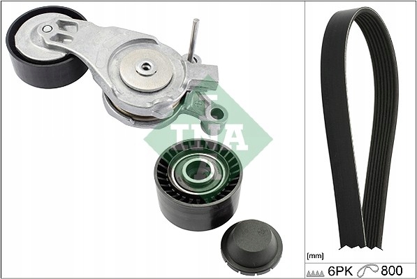 INA 529 0213 10 ZESTAW PASKA WIELOROWKOWEGO FORD 1,6TDCI