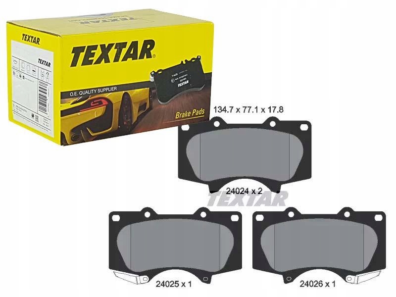 

Textar Klocki Hamulcowe Przód 2402401