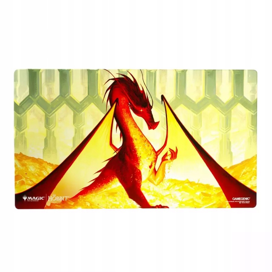 Gamegenic Magic The Gathering The Hobbit Shiny Playmat Smaug The Golden