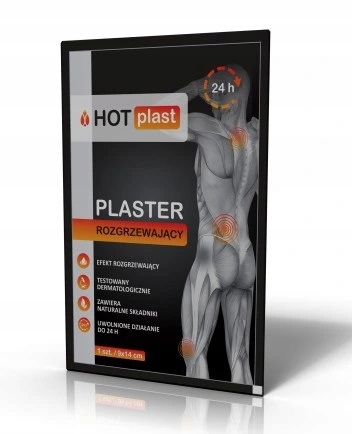 

Hotplast plaster rozgrzewający hipoalergiczny