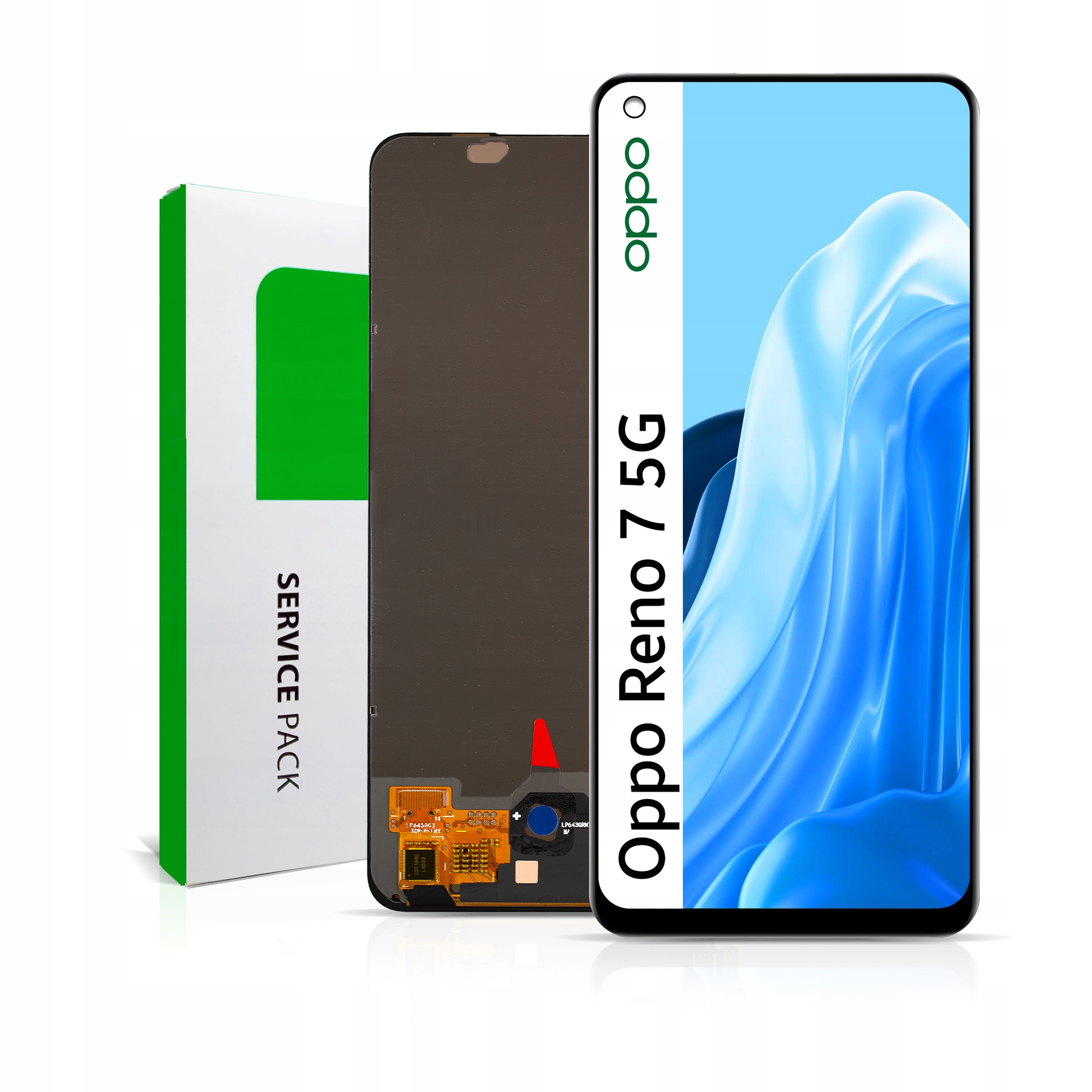 CPH2371 LCD pre Reno7 5G Service Pack Displej Matrica Originál Zila