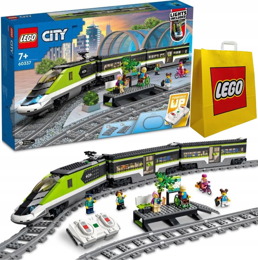 Lego City 60337 Expresní osobní vlak Hračka jako dárek taška