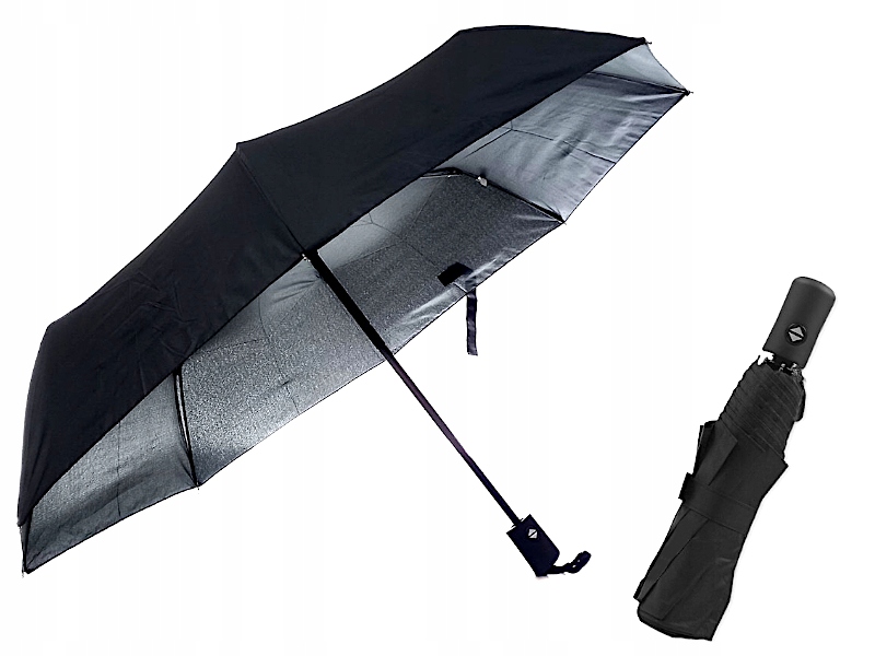 

Parasol Automatyczny Składany Czarny Parasolka