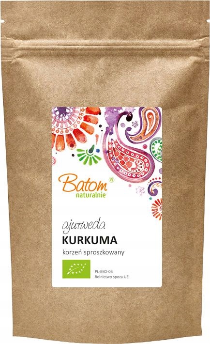 

Bio Kurkuma korzeń sproszkowany Ajurweda 300g Eko