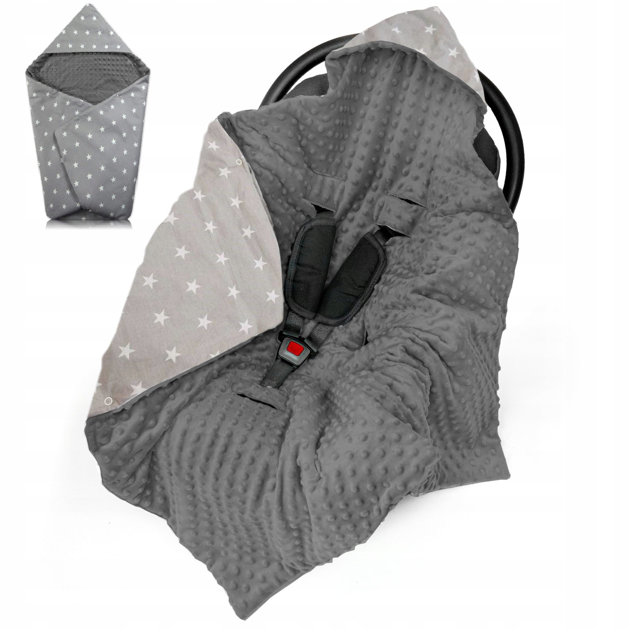 ОДЕЯЛО ДЛЯ АВТОКРЕСЛА OTULACZ ХЛОПОК MINKY 90X90