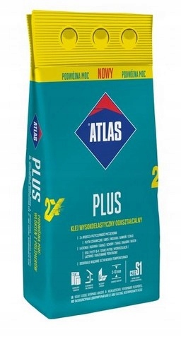 ATLAS PLUS 5kg C2TE S1 tile adhesive highly flexible adhesive mortar