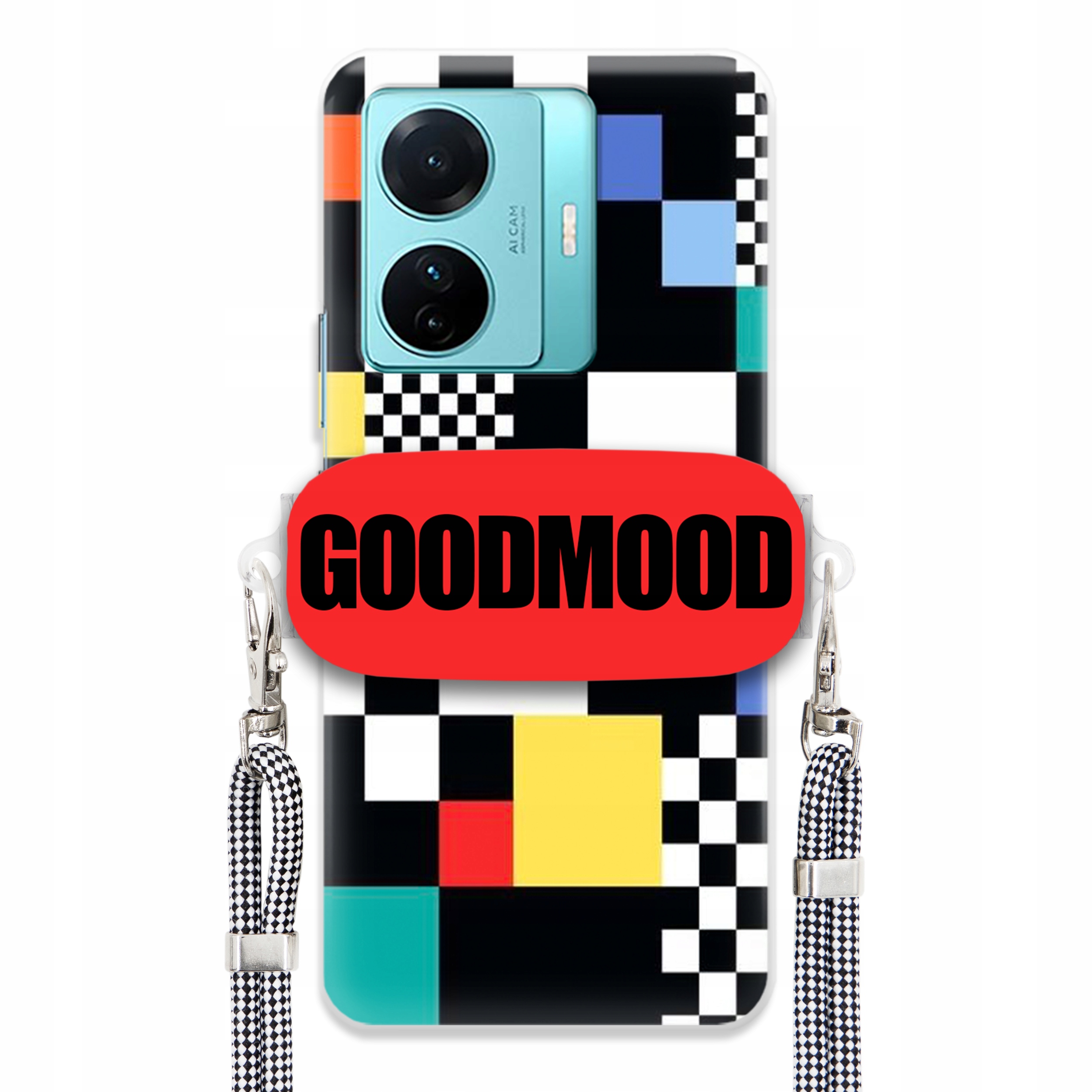 Puzdro Pre Vivo S15 E Case Držiak Na Vodítko Na Telefón Pixelart Goodmood Vzory