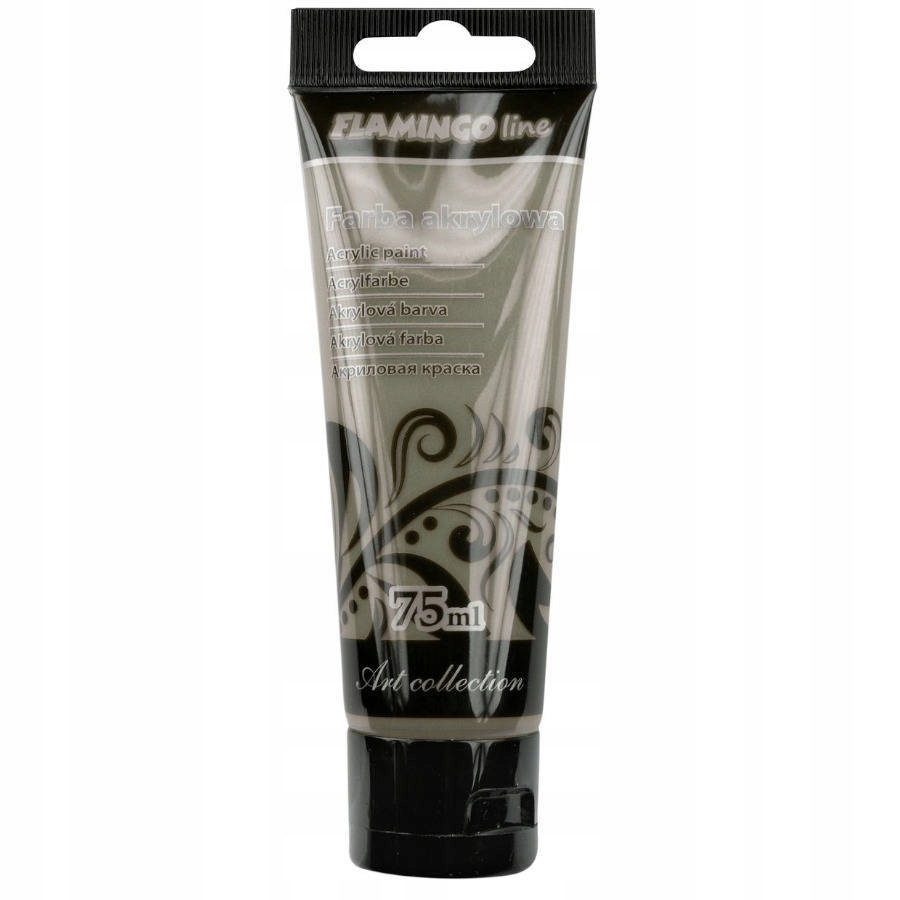 

Farba akrylowa szara w tubie tubka 75ml Flamingo