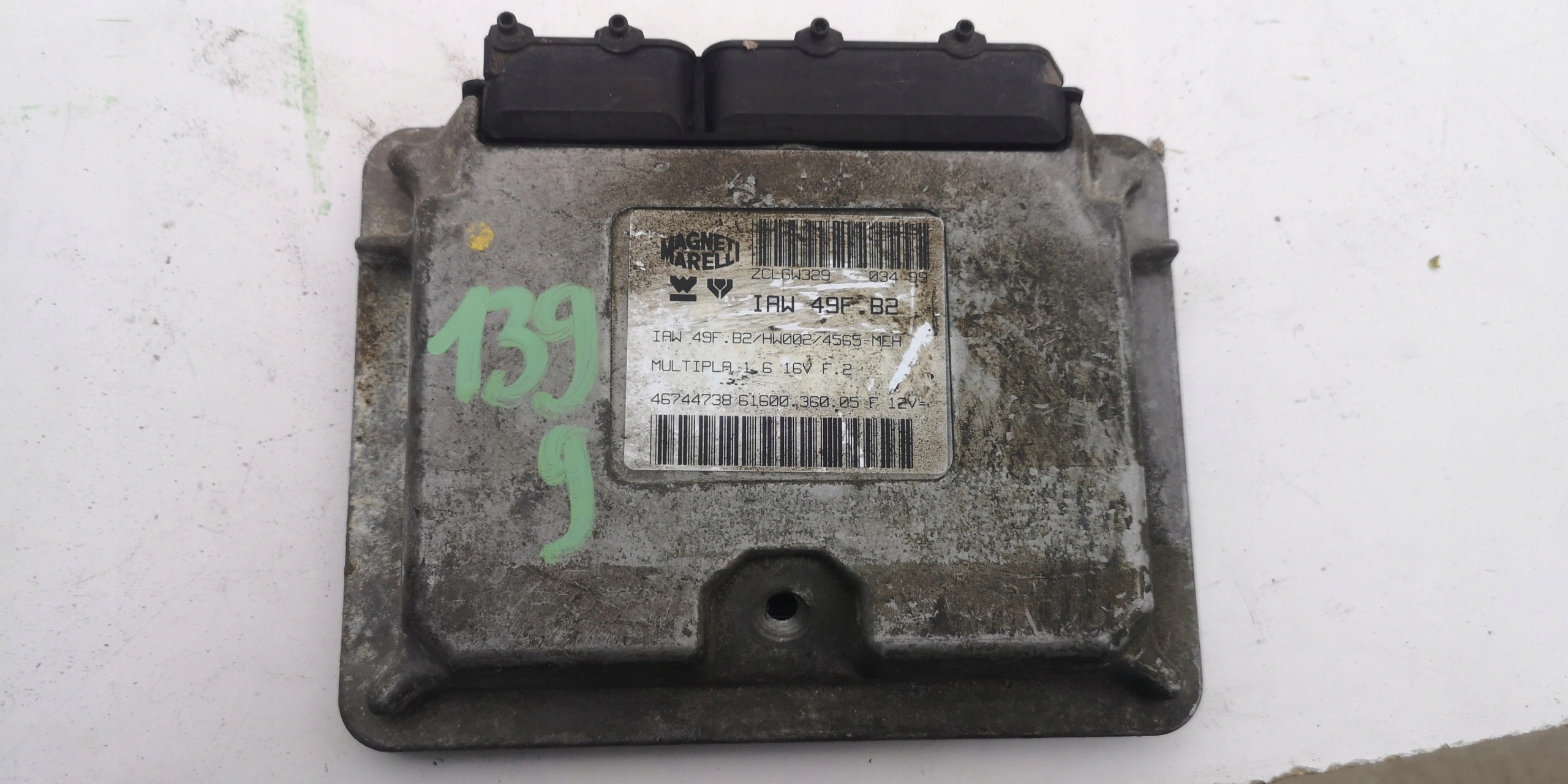 FIAT MULTIPLA 1.6B 16V 46744738 IAW49F.B2 computer