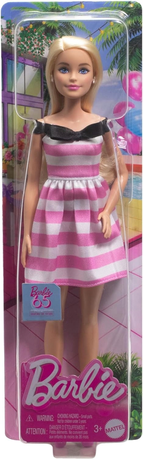 Barbie lalka blond 65 rocznica HTH66