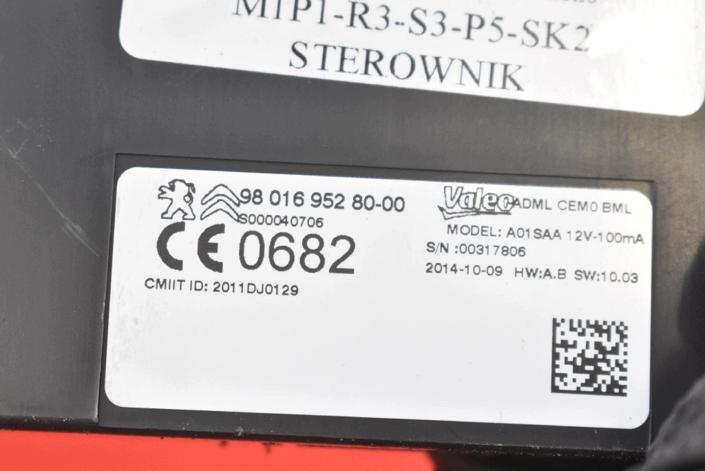 centralina modulo KEYLESS ECU ADML 9801695280 PEUGEOT 508 1 e LIFT 14-20