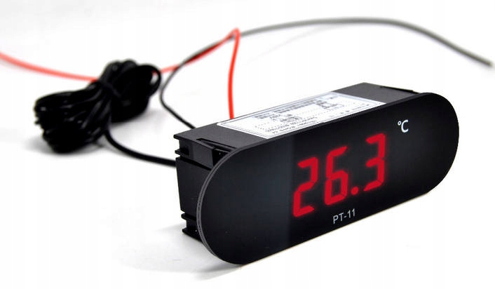 Termometr panelowy LED -50 +120C BLUE 12V PT-11 Kod producenta PT-11