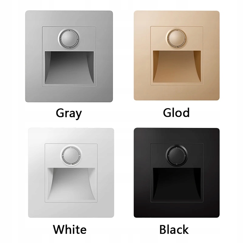 SANDIY Wall Lamp Embedded Stair Light Led Nursery Nightlight for Step Marka inna