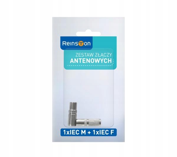 

Wtyki złączki antenowe Reinston Męska -Żeńska 2szt