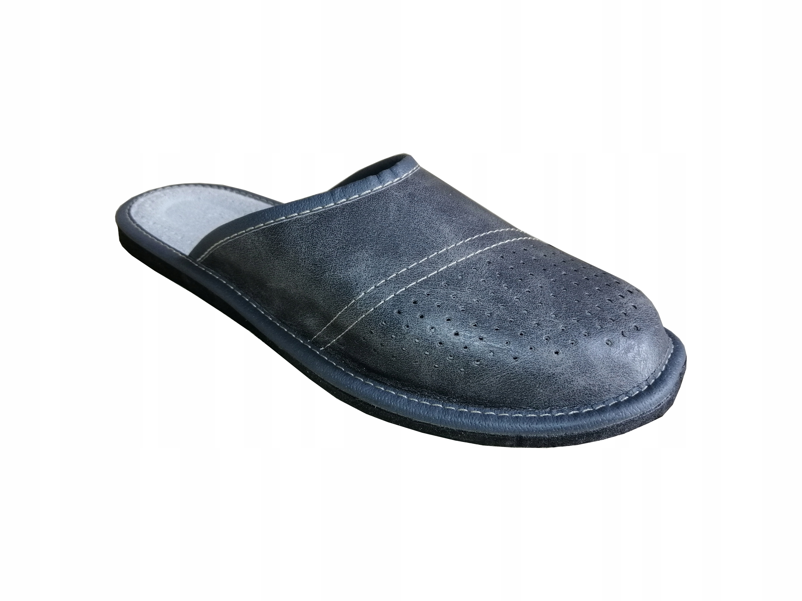 

Pantofle męskie skórzane