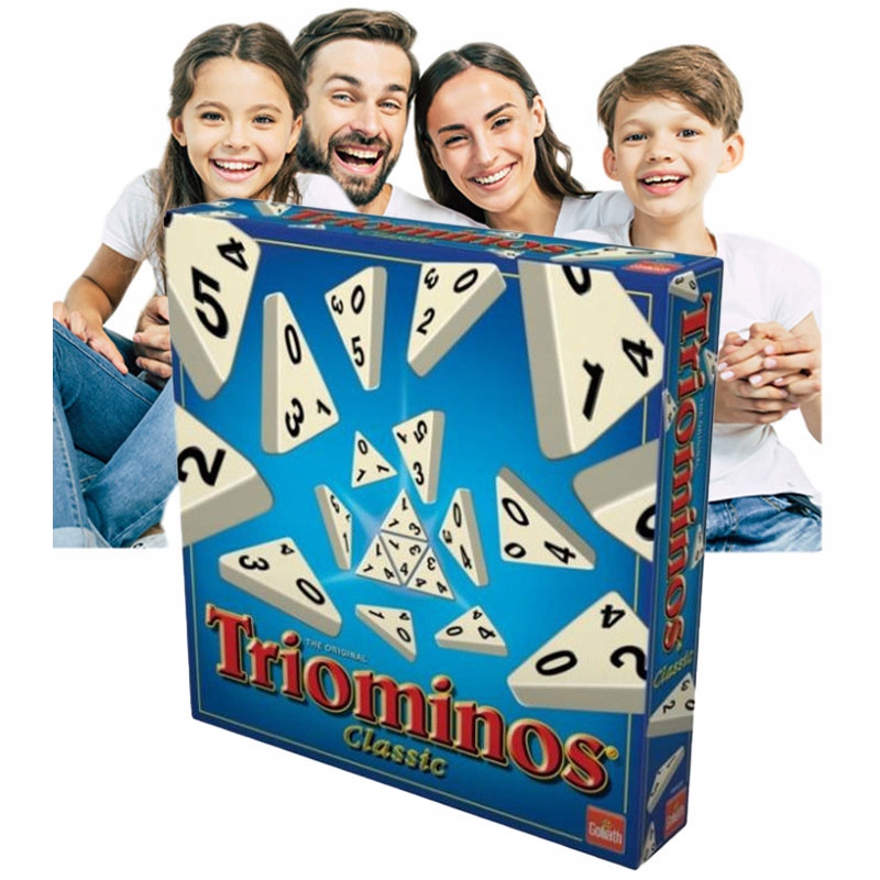 Gra Planszowa Familijna Gry Dla Dzieci Logiczne Triominos Planszówka